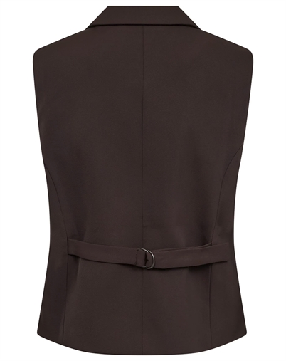 Co'Couture - AliniCC Wrap Vest - Dark Brown